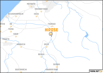 map of Hirose