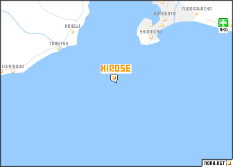 map of Hirose