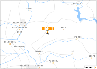 map of Hirose