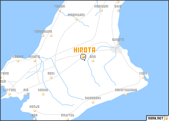 map of Hirota