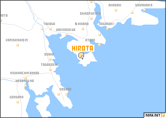 map of Hirota