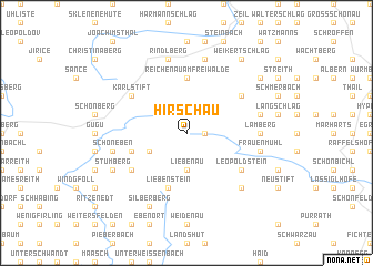 map of Hirschau