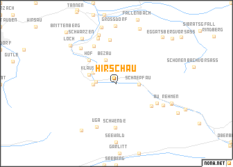 map of Hirschau