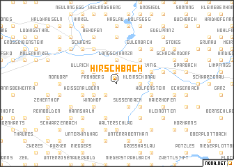 map of Hirschbach