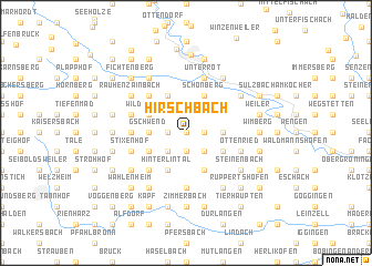 map of Hirschbach