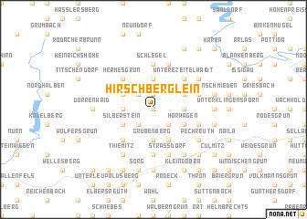 map of Hirschberglein
