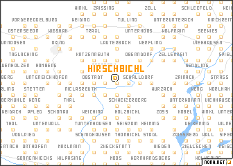 map of Hirschbichl