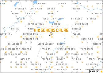 map of Hirschenschlag