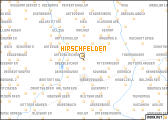 map of Hirschfelden