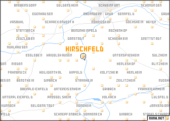 map of Hirschfeld