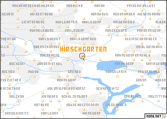 map of Hirschgarten