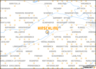 map of Hirschling