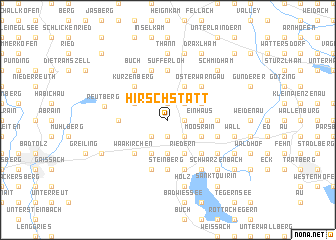 map of Hirschstätt