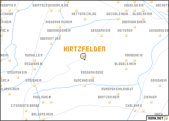 map of Hirtzfelden