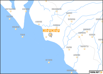 map of Hiru Hiru