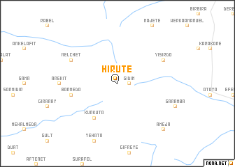 map of Hirute