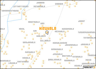 map of Hiruwāla