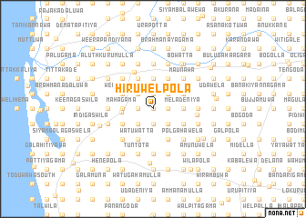 map of Hiruwelpola