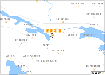 map of Hirviaho