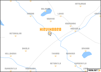 map of Hirvihaara