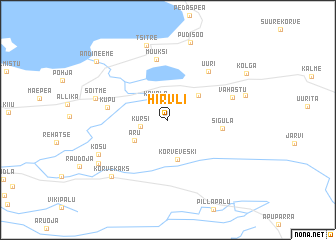 map of Hirvli