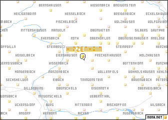 map of Hirzenhain