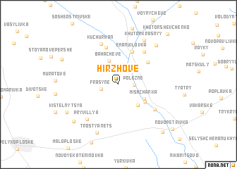 map of Hirzhove