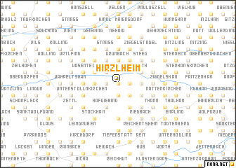 map of Hirzlheim