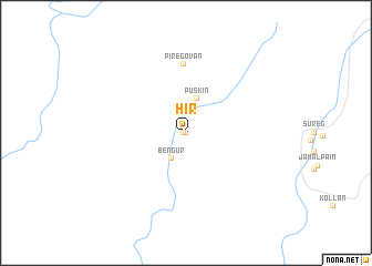 map of Hīr