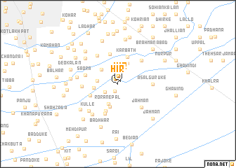 map of Hīr