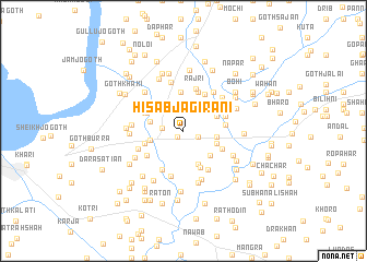 map of Hīsab Jāgirāni