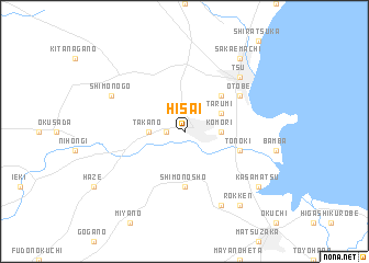 map of Hisai