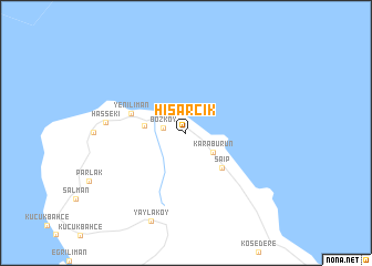 map of Hisarcık