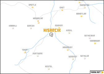 map of Hisarcık