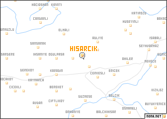 map of Hisarcık