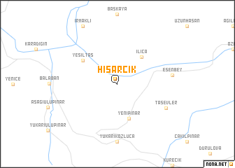 map of Hisarcık