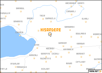 map of Hisardere