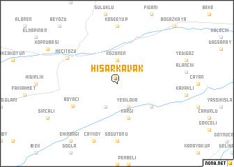 map of Hisarkavak