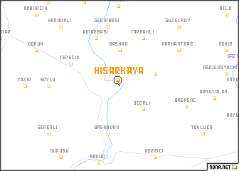 map of Hisarkaya