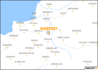 map of Hisarköy