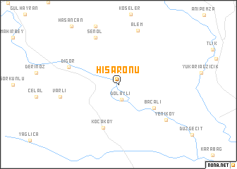 map of Hisarönü