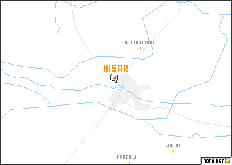 map of Hisār