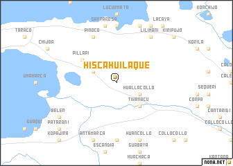 map of Hiscahuilaque