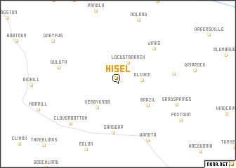 map of Hisel