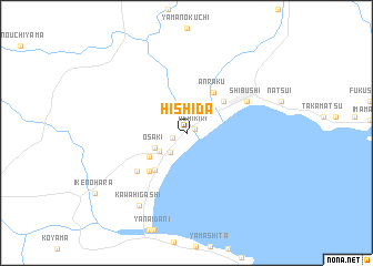 map of Hishida