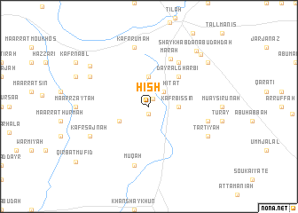 map of Hīsh