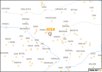 map of Hīsh