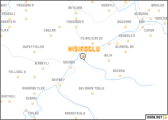 map of Hışıroğlu