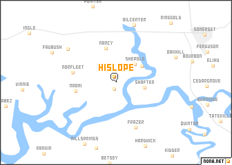 map of Hislope