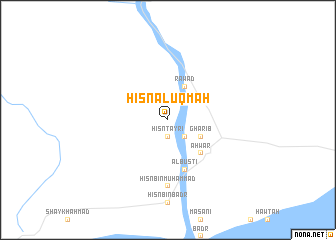 map of Ḩişn al ‘Uqmah